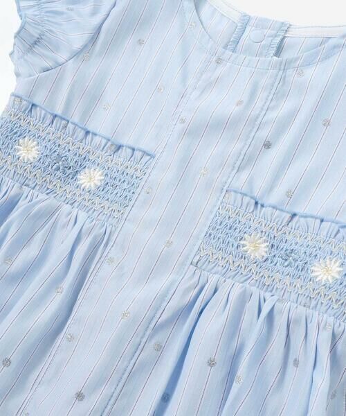 SLAP SLIP BABY / スラップ スリップ ベビー ベビー・キッズウエア | 花ドットデニムラメドット柄ストライプスモッキング刺しゅうワンピース+ブルマセットアップベビー(70~80cm) | 詳細19