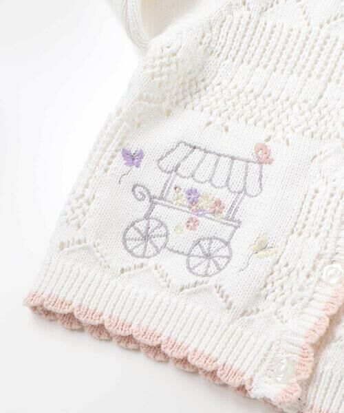 SLAP SLIP BABY / スラップ スリップ ベビー ベビー・キッズウエア | レース編みモチーフ刺しゅうニットカーディガンベビー(70~80cm) | 詳細8