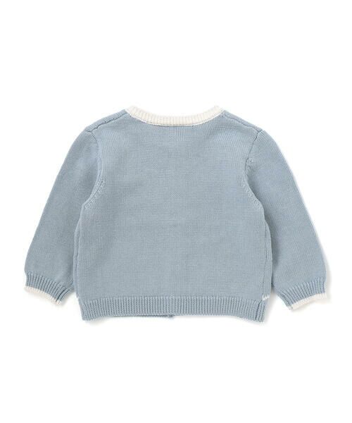 SLAP SLIP BABY / スラップ スリップ ベビー ベビー・キッズウエア | 恐竜アニマルのりもの刺しゅう配色ニットカーディガンベビー(70~80cm) | 詳細8