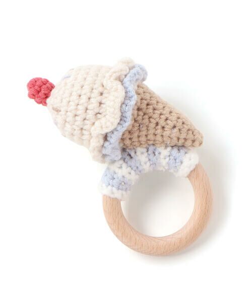 SLAP SLIP BABY / スラップ スリップ ベビー ベビー・キッズグッズ | アイスクリームクマウサギアニマル恐竜かぎ編みモチーフ付き歯がためベビー | 詳細2