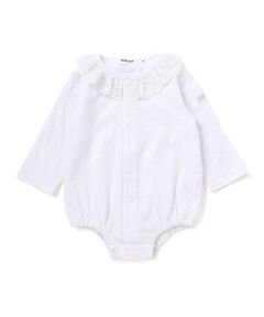 SLAP SLIP BABY / スラップ スリップ ベビー ロンパース | ドットボーダー襟付きボディミニベビー(70~80cm)