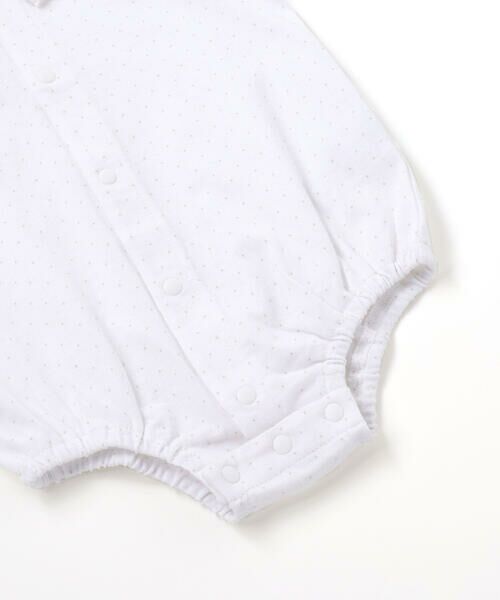 SLAP SLIP BABY / スラップ スリップ ベビー ロンパース | ドットボーダー襟付きボディミニベビー(70~80cm) | 詳細10