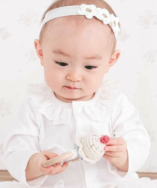 SLAP SLIP BABY / スラップ スリップ ベビー ロンパース | ドットボーダー襟付きボディミニベビー(70~80cm) | 詳細3