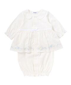 SLAP SLIP BABY / スラップ スリップ ベビー ロンパース | お花レース襟付きレーススカートドッキング2WAYオールベビー(50~70cm)