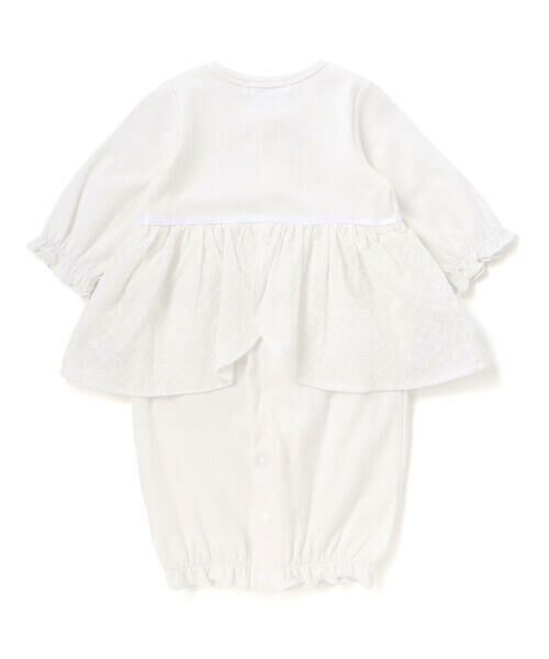 SLAP SLIP BABY / スラップ スリップ ベビー ロンパース | お花レース襟付きレーススカートドッキング2WAYオールベビー(50~70cm) | 詳細4