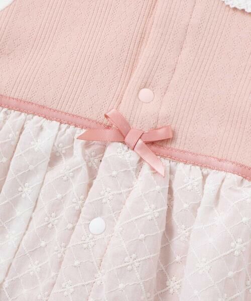 SLAP SLIP BABY / スラップ スリップ ベビー ロンパース | お花レース襟付きレーススカートドッキング2WAYオールベビー(50~70cm) | 詳細11