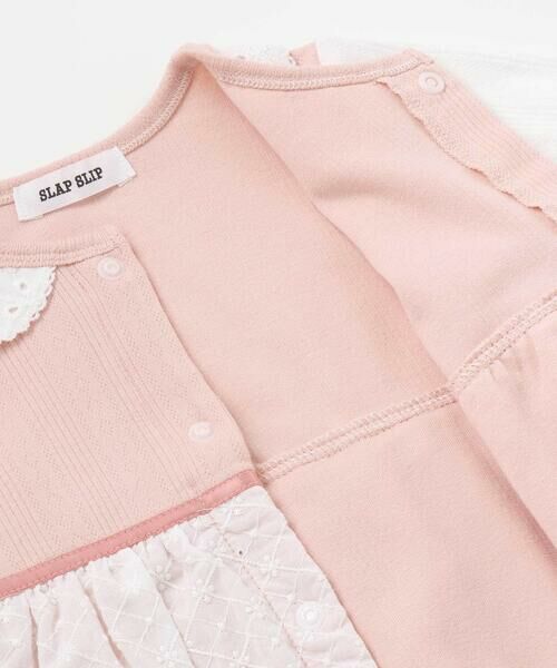 SLAP SLIP BABY / スラップ スリップ ベビー ロンパース | お花レース襟付きレーススカートドッキング2WAYオールベビー(50~70cm) | 詳細16