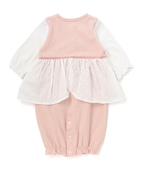 SLAP SLIP BABY / スラップ スリップ ベビー ロンパース | お花レース襟付きレーススカートドッキング2WAYオールベビー(50~70cm) | 詳細9