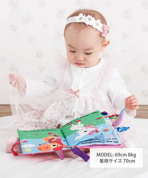 SLAP SLIP BABY / スラップ スリップ ベビー ロンパース | チュール花柄スカートドッキングボディミニベビー(70~80cm) | 詳細1