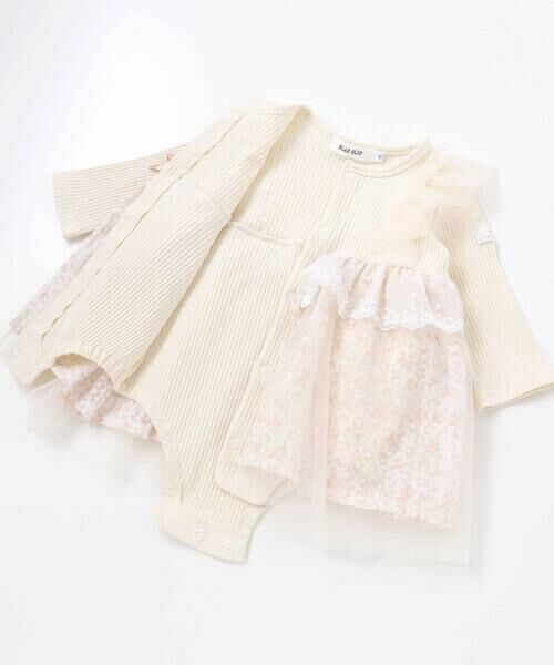 SLAP SLIP BABY / スラップ スリップ ベビー ロンパース | チュール花柄スカートドッキングボディミニベビー(70~80cm) | 詳細15