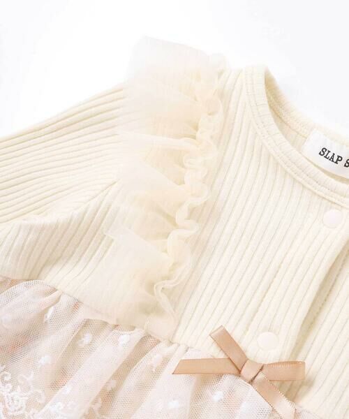 SLAP SLIP BABY / スラップ スリップ ベビー ロンパース | チュール花柄スカートドッキングボディミニベビー(70~80cm) | 詳細8