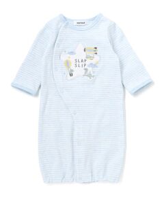 SLAP SLIP BABY / スラップ スリップ ベビー ロンパース | アニマルクマウサギ恐竜お星さまパッチ2WAYオールベビー(50~70cm)