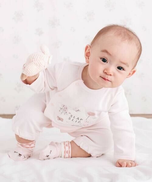 SLAP SLIP BABY / スラップ スリップ ベビー ロンパース | アニマルクマウサギ恐竜お星さまパッチ2WAYオールベビー(50~70cm) | 詳細2