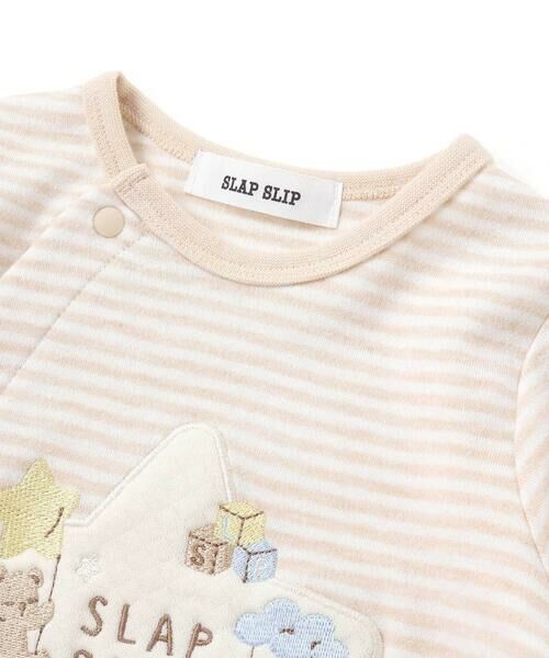 SLAP SLIP BABY / スラップ スリップ ベビー ロンパース | アニマルクマウサギ恐竜お星さまパッチ2WAYオールベビー(50~70cm) | 詳細12