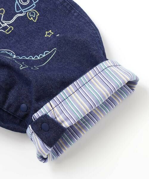 SLAP SLIP BABY / スラップ スリップ ベビー ベビー・キッズウエア | デニムツイルチェック切り替えサロペットベビー(70~80cm) | 詳細8