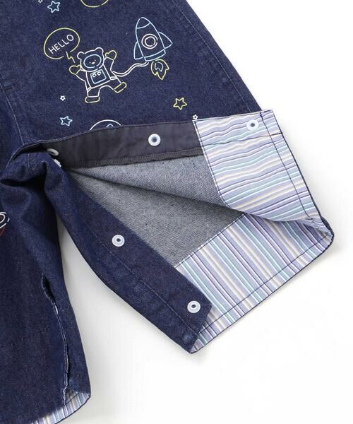 SLAP SLIP BABY / スラップ スリップ ベビー ベビー・キッズウエア | デニムツイルチェック切り替えサロペットベビー(70~80cm) | 詳細9