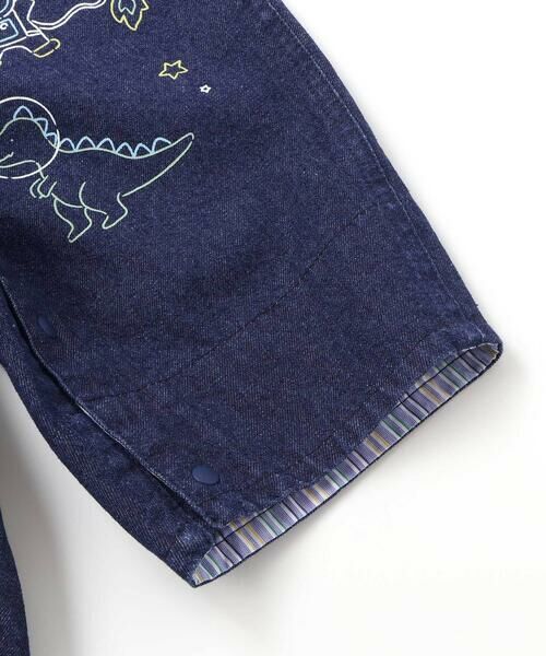 SLAP SLIP BABY / スラップ スリップ ベビー ベビー・キッズウエア | デニムツイルチェック切り替えサロペットベビー(70~80cm) | 詳細7