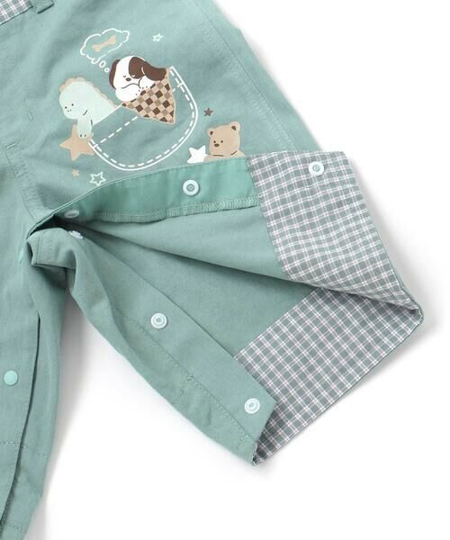 SLAP SLIP BABY / スラップ スリップ ベビー ベビー・キッズウエア | デニムツイルチェック切り替えサロペットベビー(70~80cm) | 詳細19