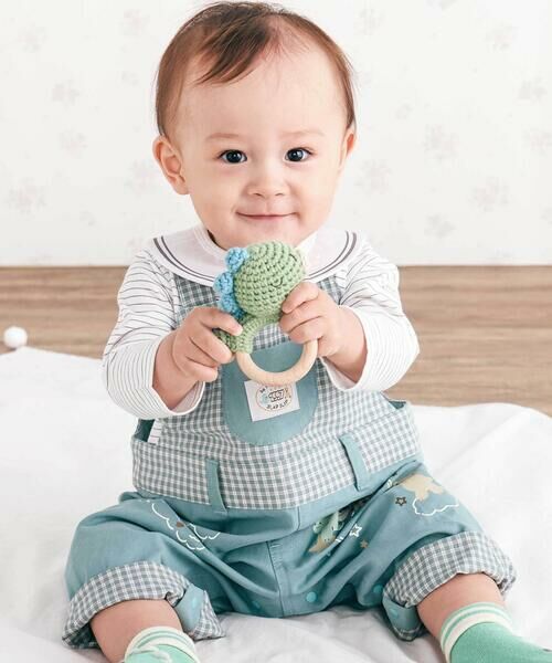 SLAP SLIP BABY / スラップ スリップ ベビー ベビー・キッズウエア | デニムツイルチェック切り替えサロペットベビー(70~80cm) | 詳細21