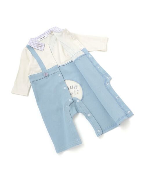 SLAP SLIP BABY / スラップ スリップ ベビー ロンパース | アニマルクマさんおしりパッチサロペット重ね着風カバーオールベビー(70~80cm) | 詳細9