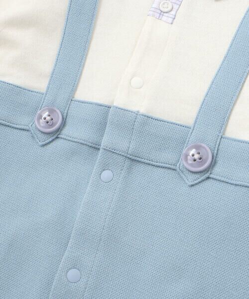 SLAP SLIP BABY / スラップ スリップ ベビー ロンパース | アニマルクマさんおしりパッチサロペット重ね着風カバーオールベビー(70~80cm) | 詳細4