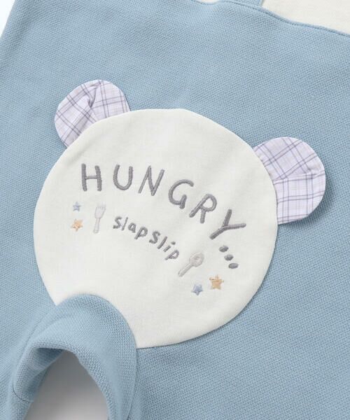 SLAP SLIP BABY / スラップ スリップ ベビー ロンパース | アニマルクマさんおしりパッチサロペット重ね着風カバーオールベビー(70~80cm) | 詳細6