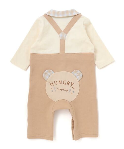 SLAP SLIP BABY / スラップ スリップ ベビー ロンパース | アニマルクマさんおしりパッチサロペット重ね着風カバーオールベビー(70~80cm) | 詳細15