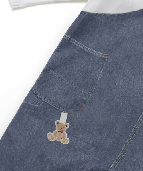 SLAP SLIP BABY / スラップ スリップ ベビー ロンパース | アニマルクマさんストライプサロペット重ね着風プリントロンパースベビー(60~80cm) | 詳細8