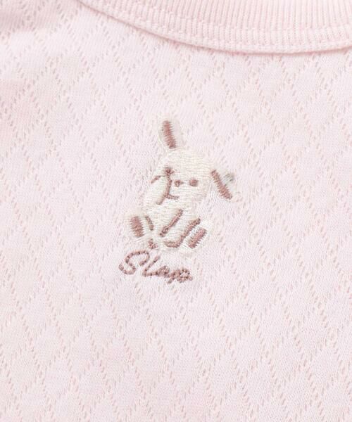 SLAP SLIP BABY / スラップ スリップ ベビー 肌着 | アニマルクマウサギ恐竜刺しゅう接結インナー2WAYオールベビー(50~70cm) | 詳細6