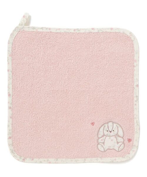 SLAP SLIP BABY / スラップ スリップ ベビー ベビー・キッズグッズ | アニマルウサギクマ恐竜ふわふわハンカチベビー（ピンク(ウサギ)）