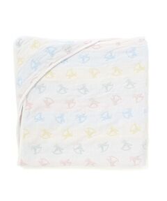 SLAP SLIP BABY / スラップ スリップ ベビー ベビー・キッズグッズ | 【お揃い】コットンクマ木馬総柄3重ガーゼおくるみベビー