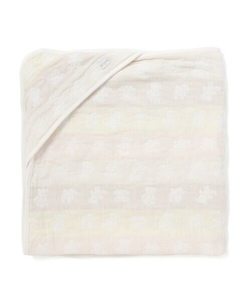 SLAP SLIP BABY / スラップ スリップ ベビー ベビー・キッズグッズ | 【お揃い】コットンクマ木馬総柄3重ガーゼおくるみベビー | 詳細1