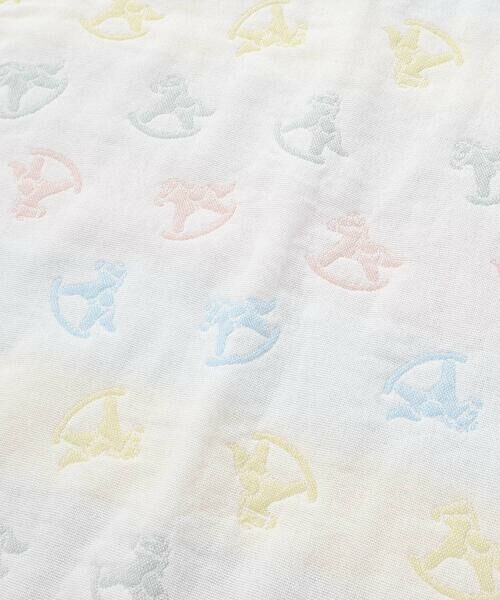 SLAP SLIP BABY / スラップ スリップ ベビー ベビー・キッズグッズ | 【お揃い】コットンクマ木馬総柄3重ガーゼおくるみベビー | 詳細12