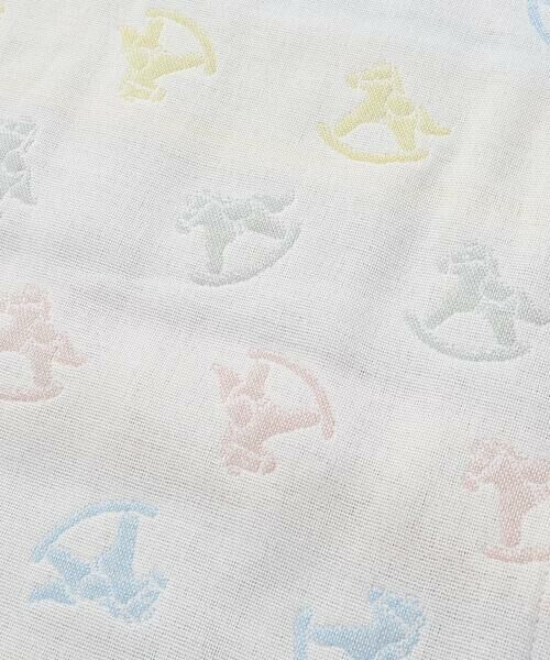 SLAP SLIP BABY / スラップ スリップ ベビー ベビー・キッズグッズ | 【お揃い】コットンクマ木馬総柄3重ガーゼスリーパーベビー | 詳細12