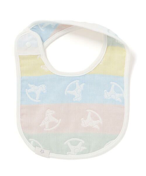 SLAP SLIP BABY / スラップ スリップ ベビー ベビー・キッズグッズ | 【お揃い】コットンクマ木馬総柄3重ガーゼスタイベビー | 詳細5