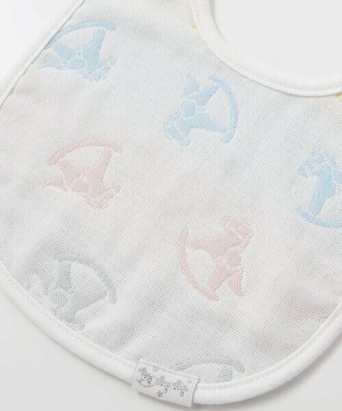 SLAP SLIP BABY / スラップ スリップ ベビー ベビー・キッズグッズ | 【お揃い】コットンクマ木馬総柄3重ガーゼスタイベビー | 詳細8