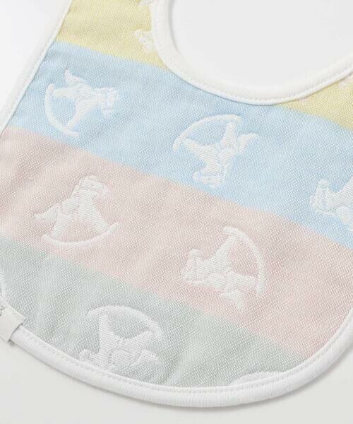 SLAP SLIP BABY / スラップ スリップ ベビー ベビー・キッズグッズ | 【お揃い】コットンクマ木馬総柄3重ガーゼスタイベビー | 詳細9