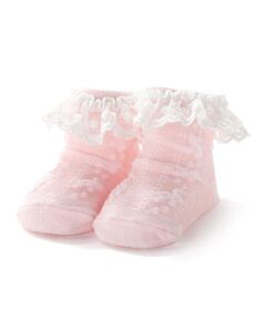 SLAP SLIP BABY / スラップ スリップ ベビー ベビー・キッズグッズ | 花モチーフ編みレースソックスベビー(9~12cm)