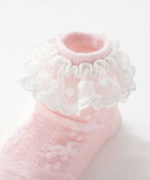 SLAP SLIP BABY / スラップ スリップ ベビー ベビー・キッズグッズ | 花モチーフ編みレースソックスベビー(9~12cm) | 詳細6