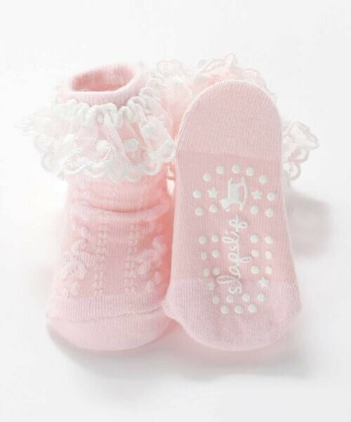 SLAP SLIP BABY / スラップ スリップ ベビー ベビー・キッズグッズ | 花モチーフ編みレースソックスベビー(9~12cm) | 詳細8