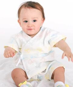 SLAP SLIP BABY / スラップ スリップ ベビー ベビー・キッズウエア | 【お揃い】クマ&木馬モチーフ総柄甚平ベビー(70~80cm)