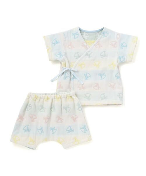 SLAP SLIP BABY / スラップ スリップ ベビー ベビー・キッズウエア | 【お揃い】クマ&木馬モチーフ総柄甚平ベビー(70~80cm) | 詳細13