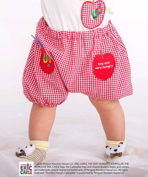 SLAP SLIP BABY / スラップ スリップ ベビー ベビー・キッズウエア | 【絵本コラボ-はらぺこあおむし-】無地&チェック柄パンツ+帽子セットベビー(70~80cm) | 詳細7