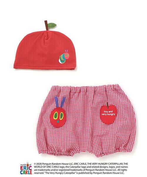 SLAP SLIP BABY / スラップ スリップ ベビー ベビー・キッズウエア | 【絵本コラボ-はらぺこあおむし-】無地&チェック柄パンツ+帽子セットベビー(70~80cm) | 詳細8