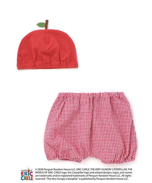 SLAP SLIP BABY / スラップ スリップ ベビー ベビー・キッズウエア | 【絵本コラボ-はらぺこあおむし-】無地&チェック柄パンツ+帽子セットベビー(70~80cm) | 詳細9