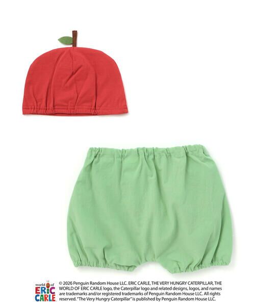 SLAP SLIP BABY / スラップ スリップ ベビー ベビー・キッズウエア | 【絵本コラボ-はらぺこあおむし-】無地&チェック柄パンツ+帽子セットベビー(70~80cm) | 詳細21