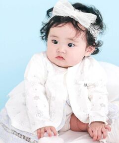 SLAP SLIP BABY / スラップ スリップ ベビー ベビー・キッズウエア | 【お揃い】総柄オパール天竺カーディガンベビー(70~80cm)