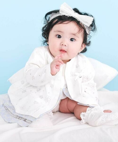 SLAP SLIP BABY / スラップ スリップ ベビー ベビー・キッズウエア | 【お揃い】総柄オパール天竺カーディガンベビー(70~80cm) | 詳細2