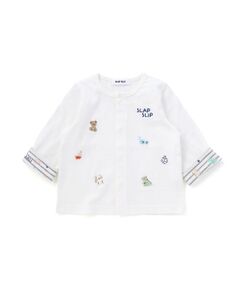 SLAP SLIP BABY / スラップ スリップ ベビー ベビー・キッズウエア | ボーダー&無地袖プリント折り返しカーディガンベビー(70~80cm)