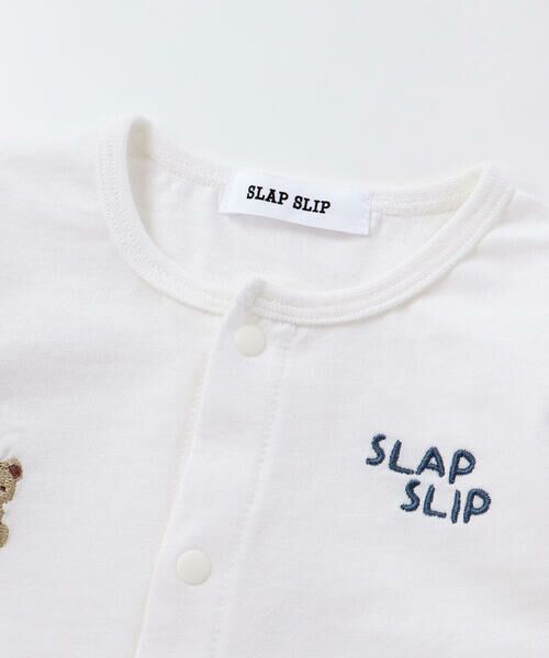 SLAP SLIP BABY / スラップ スリップ ベビー ベビー・キッズウエア | ボーダー&無地袖プリント折り返しカーディガンベビー(70~80cm) | 詳細2